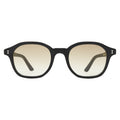 Front view of William Sunglasses in Matte Black/Taupe Gradient