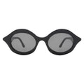 Front view of Willow Sunglasses in Black/Grey