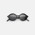 Front view of Willow Sunglasses in Black/Grey