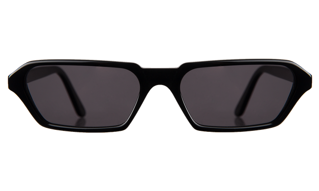 Baxter Sunglasses in Black with Grey