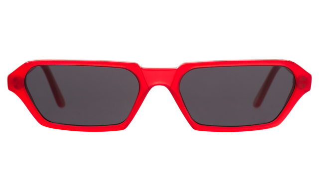 Baxter Sunglasses in Red with Grey