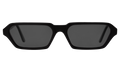 Front view of Baxter II Sunglasses in Black/Grey