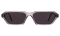 Front view of Baxter II Sunglasses in Mercury/Grey