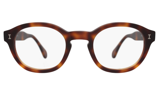 Bellport Optical front view in Matte Sand Optical