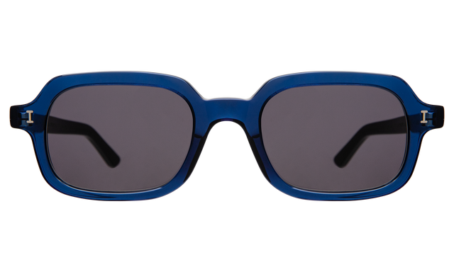 Berlin Sunglasses in Navy with Grey