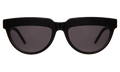 Front view of Bianca Sunglasses in Black/Grey