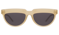 Front view of Bianca Sunglasses in Khaki/Grey