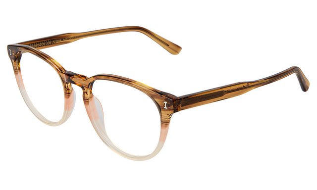 Bristol 52 Optical side view in Blush Oak Optical