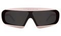 Front view of Courchevel Sunglasses in Matte Blush/Grey