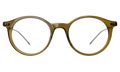 Front view of Dana Optical in Moss/Matte Black/Optical