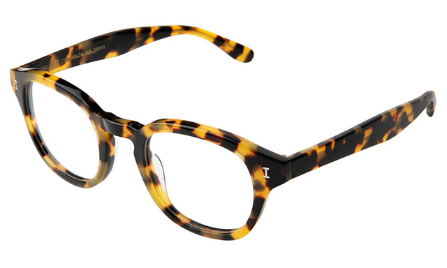 Delray Optical side view in Tortoise Optical