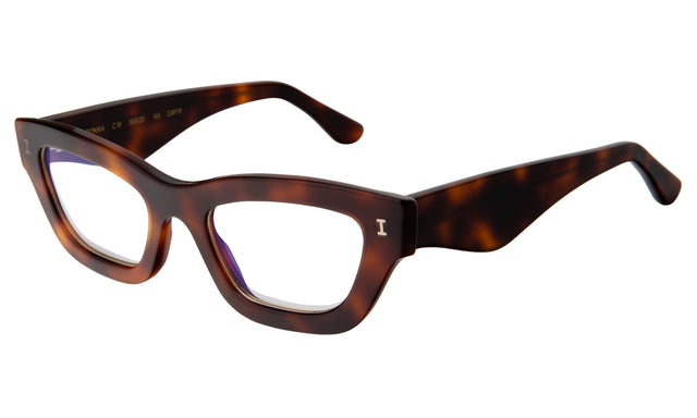 Donna Optical side view in Havana Optical