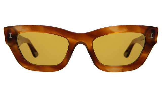 Donna Sunglasses in Saffron Havana with Honey See Through