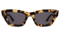 Front view of Donna Sunglasses in Tortoise/Grey