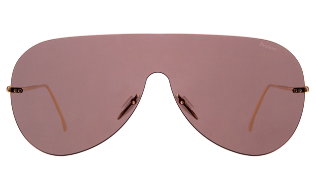 Douglas Mask Sunglasses in Rose with Rose