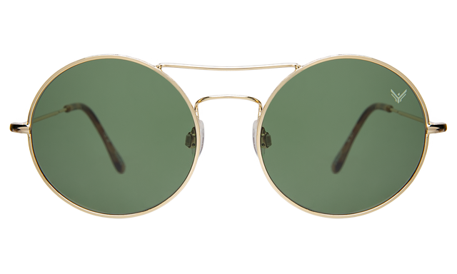 Dune x illesteva Sunglasses in Gold Olive