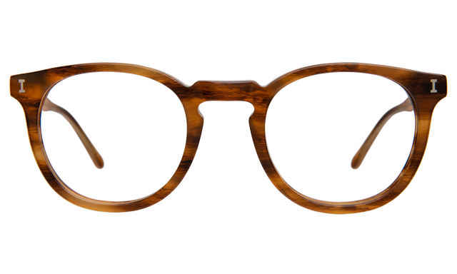 Eldridge 48 Optical front view in Teak Optical