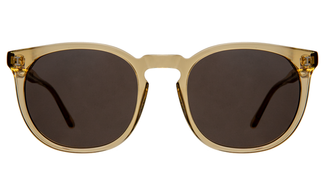 Eldridge 56 Sunglasses in Citrine with Grey Flat