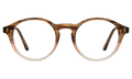 Front view of Gila Optical in Blush Oak/Optical