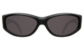 Front view of Granada 60 Sunglasses in Matte Black/Grey