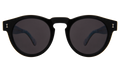 Front view of Gray Malin x illesteva Sunglasses in The Ocean Leonard/Grey Lenses