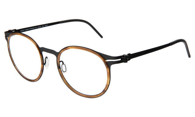 Great Jones Titanium Optical side view in Scotch/Matte Black / Optical