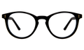 Front view of Greta Optical in Matte Black/Optical