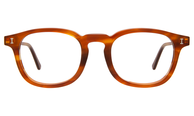 Griffith Optical front view in Saffron Havana Optical