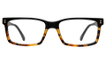 Front view of Gordon Optical in Half/Half Light Tortoise/Optical