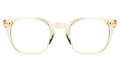 Front view of Hampton 45 Optical in Champagne/Gold/Optical