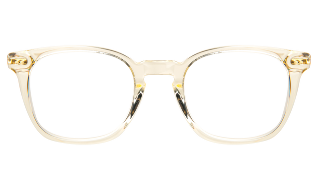 Hampton 45 Optical front view in Champagne/Gold Optical