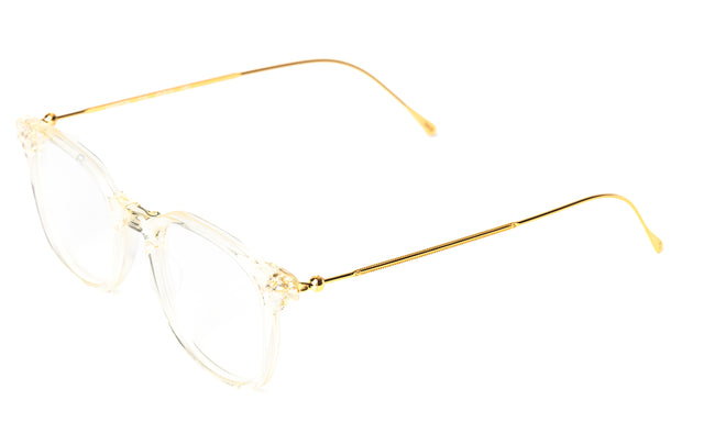 Hampton 45 Optical side view in Champagne/Gold Optical