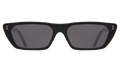 Front view of Hogan Sunglasses in Matte Black/Grey