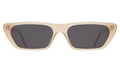Front view of Hogan Sunglasses in Wheat/Grey
