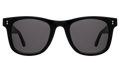 Front view of James Sunglasses in Black/Grey