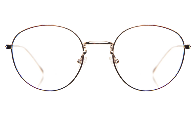  Jefferson Optical front view in Rose Gold Optical