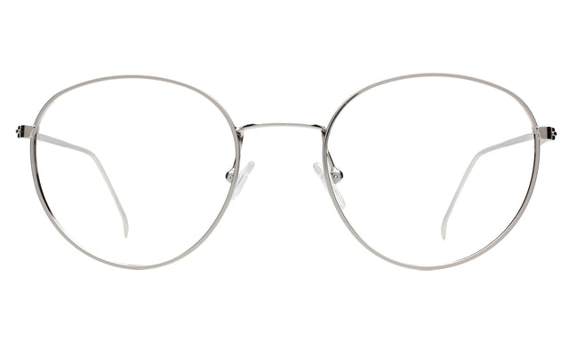  Jefferson Optical front view in Silver Optical