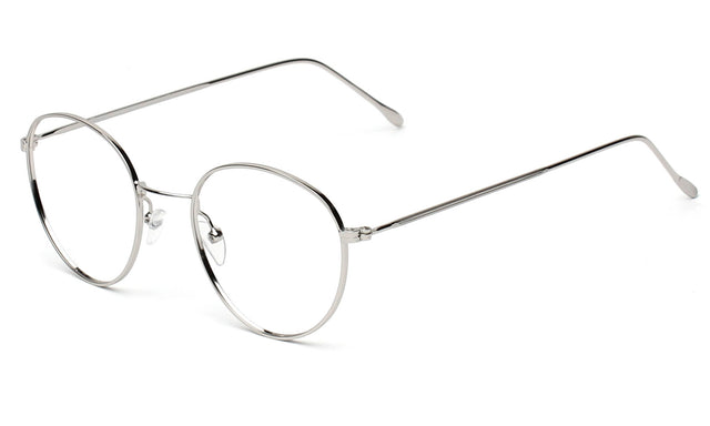  Jefferson Optical side view in Silver Optical