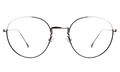 Front view of Jefferson Optical in Gunmetal/Optical