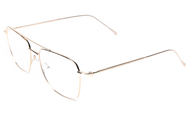 Lafayette Optical side view in Gold Optical