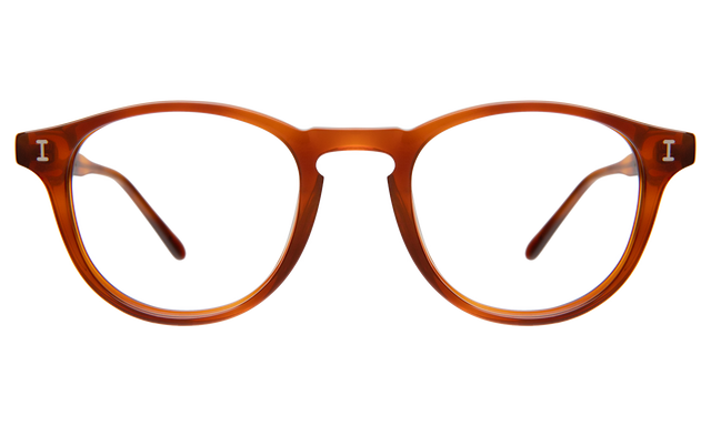 Lawrence Optical front view in Red Havana with Optical