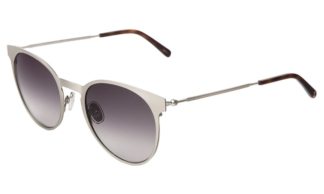 Le Steel II Sunglasses side view in Silver Grey Gradient