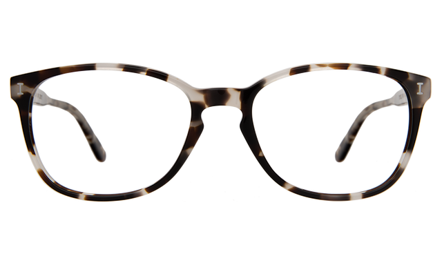 Leeds Optical front view in White Tortoise Optical