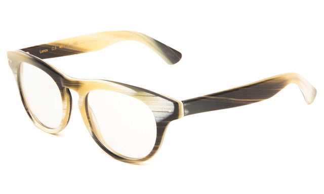 Lenox Optical side view in Dark Horn / Optical