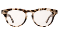 Front view of Lenox Optical in White Tortoise/Optical