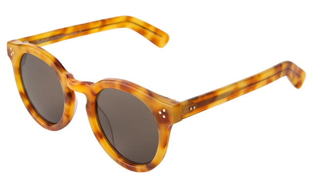 Leonard II E Sunglasses Side Profile in Amber Brown