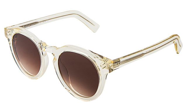 Leonard II E Sunglasses Side Profile in Champagne Brown Gradient