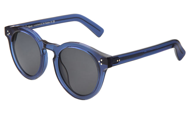 Leonard II E Sunglasses Side Profile in Cobalt Grey