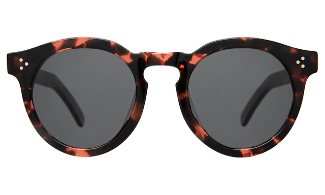 Leonard II E Sunglasses in Pink Tortoise Grey