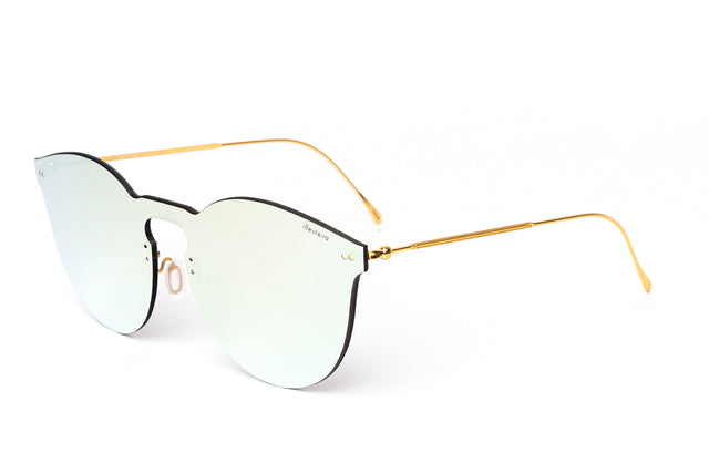  Leonard II Mask Sunglasses Side Profile in Pale Yellow Pale Yellow